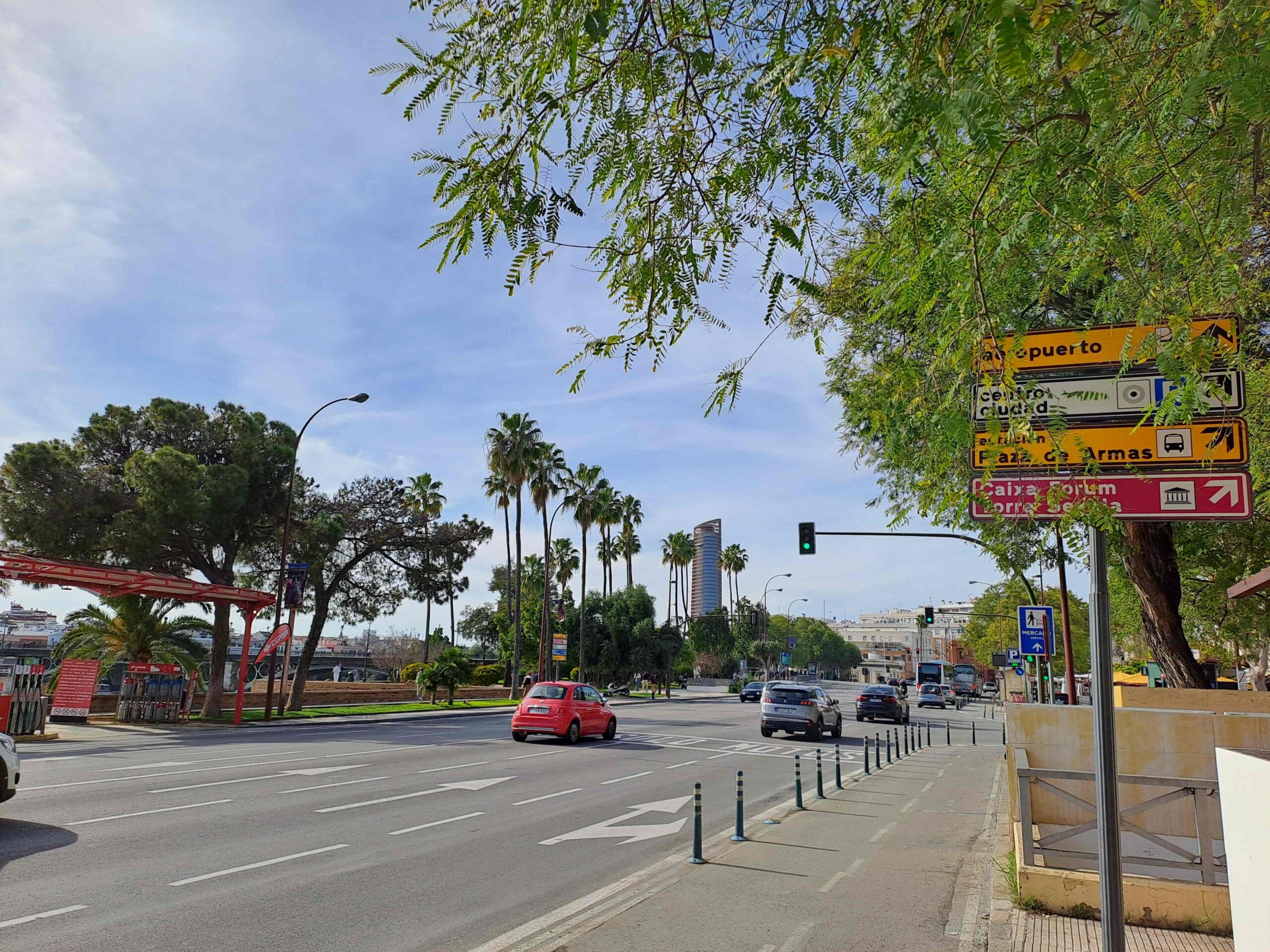 Moderne architectuur in Sevilla